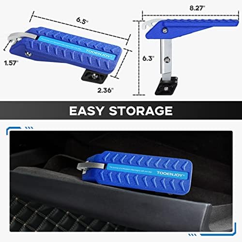 TOOENJOY 5 Gears Universal Car Door Step, Foldable Door Latch Hook - Image 4