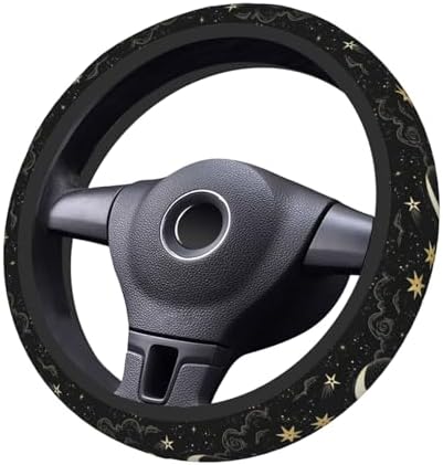 KARREAL Stars Clouds Moon Steering Wheel Cover - Image 2