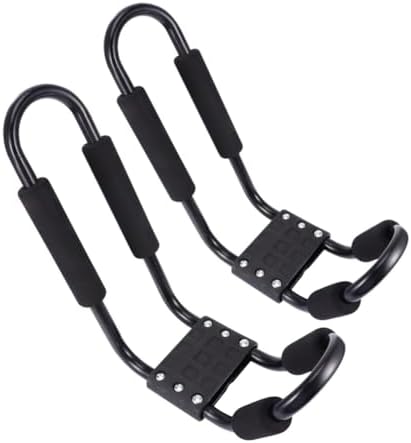Detachable Kayak Canoe Roof Rack, 2 Pack Aluminum Foam Car Top Carrier by ibasenice