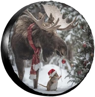 Christmas Funny Animal Spare Tire Cover Universal by Unknown