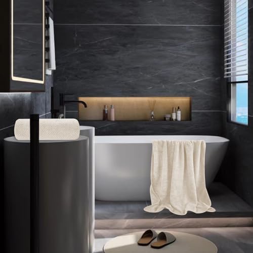 Extra Large Bath Towel Set of 2, Oversized Bath Sheet Super Soft Highly - Image 7