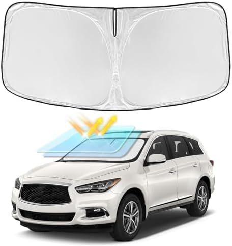 for Infiniti QX60 2014-2026 Windshield Sun Shade by ZOIBVCARSUNSHADE