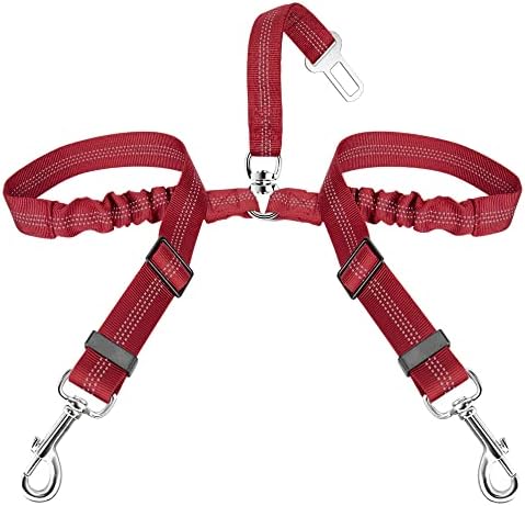 SlowTon Double Dog Seat Belt for Car by SlowTon