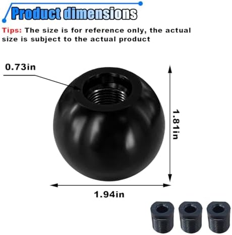 BDZMC Round Ball Car Gear Shift Knob - Image 2