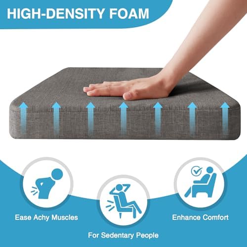 IASEAHK Chair Cushions for Dining Chairs Set of 4, Non Slip Kitchen Chair Pads - Image 3
