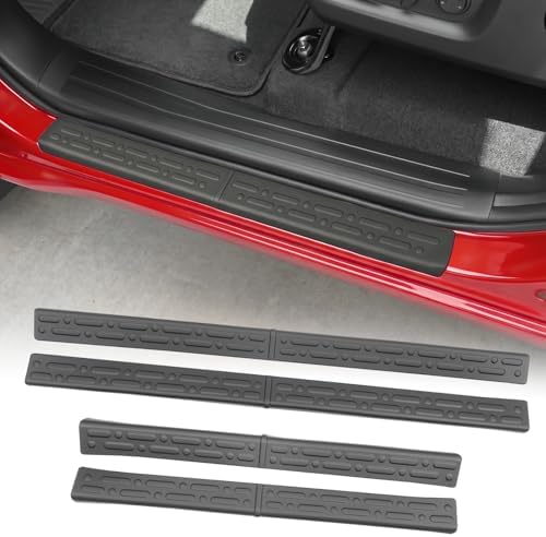 Door Sill Guards Kit Fit for 2020-2026 Nissan Titan Accessories Entry Guard by Utiiy