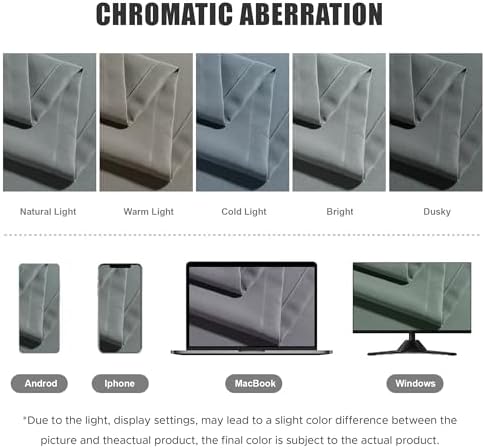 BONZER Outdoor Curtains for Patio Waterproof Thick - Image 5