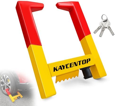 KAYCENTOP Universal Weel Lock Clamp, Wheel Chock Lock, Tire Lock Anti Theft by KAYCENTOP