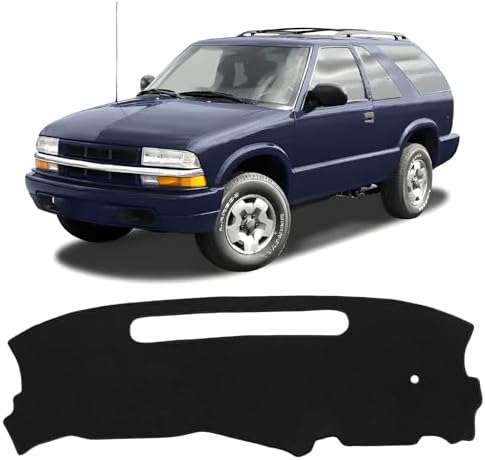 KUST Black Dash Cover for 1998-2005 Chevrolet Chevy Blazer /1998-2004 Chevy S10 by KUST
