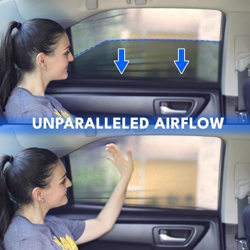 EcoNour Car Window Screen for Toyota Camry 2 Pack - Image 4