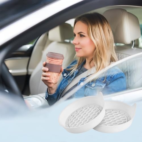 Zpana Bling Car Cup Holder Coaster, Shockproof Auto Interior Decorative Coasters - Image 6