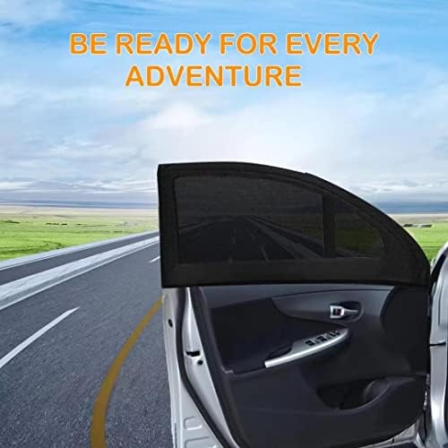 2pcs Car Front Side Window Sunshade Mesh Screen - Image 5