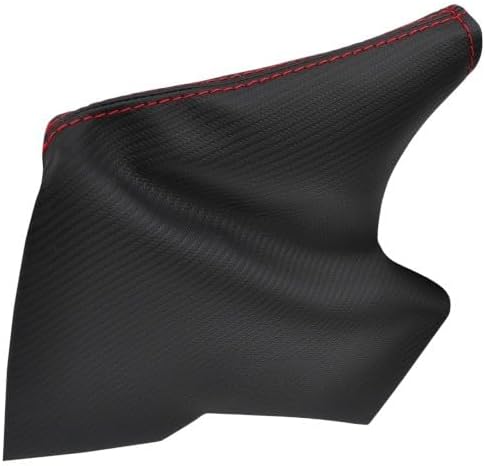 Carbon Fiber Synthetic Leather Parking Brake & Shift Boot Cover Compatible by Handmade
