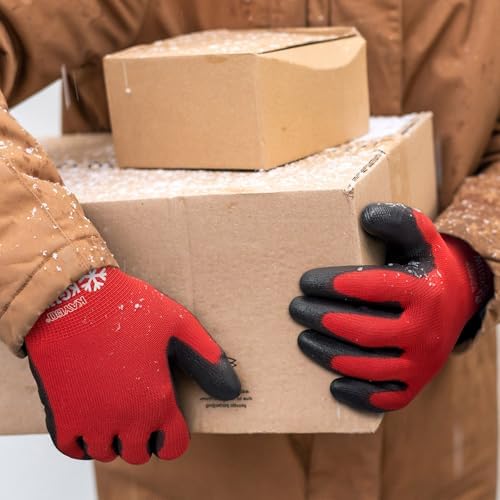 KAYGO Winter Work Gloves Thermal Insulated, PU Coated, 12 Pairs - Image 4