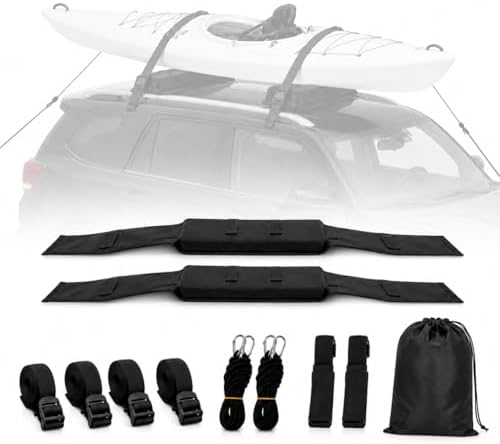 Universal Soft Roof Rack Pads for Toyota 4Runner Platinum AWD 2018-Present by Unknown