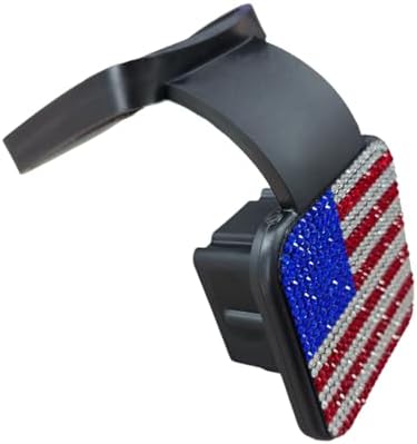 Bling Trailer Hitch Cover, 2 Inch Dust-Resistant Square Mouth Receiver Tube by Unknown
