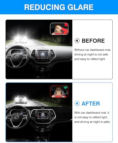 Autorder Dashboard Cover Mat for 2014-2021 Toyota Tundra Accessories Dash Cover - Image 4