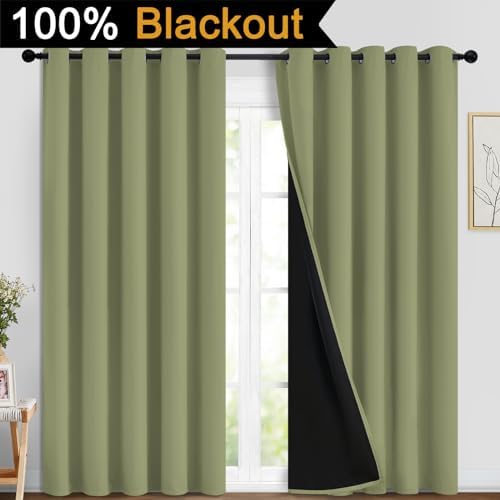 Yakamok Sage Blackout Curtains 84 Inches Long - Image 2