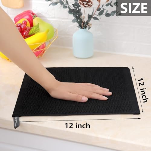 Homaxy 100% Cotton Waffle Weave Kitchen Dish Cloths 24-Pack - Image 5