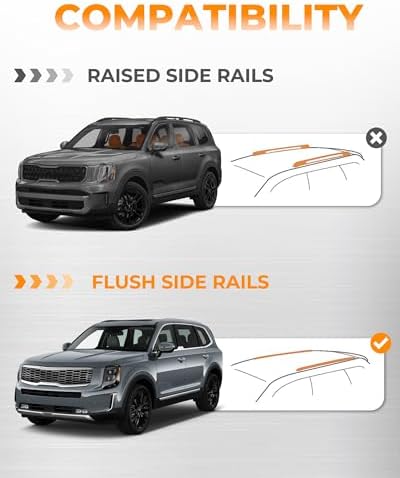 330lbs Roof Rack Cross Bars Fit - Image 2