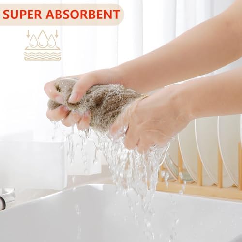 Homaxy 100% Cotton Waffle Weave Kitchen Dish Cloths 8-Pack - Image 3