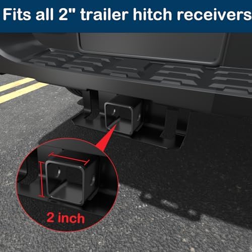 OGYE Heavy American Flag Metal Trailer Hitch Cover Fit - Image 4