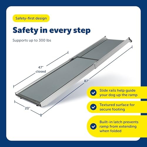 PetSafe Happy Ride Extra Long Telescoping Dog Ramp, Portable Pet Ramp - Image 5