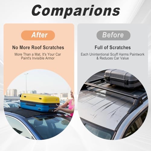Roof Rack Pads, Universal Non-Slip Car Roof Mat, All Weather Protective Liner - Image 3