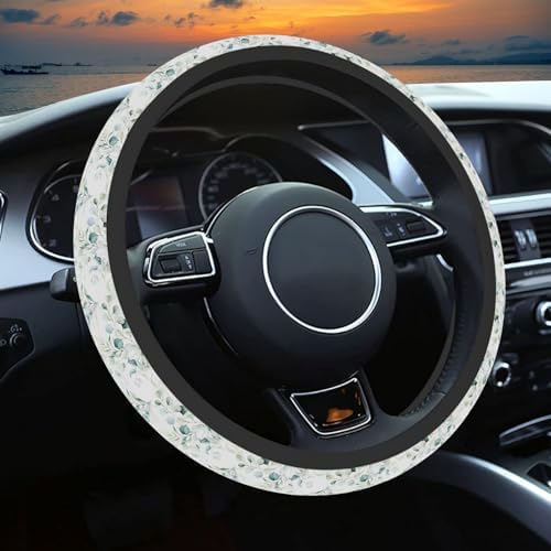 Leaf Steering Wheel Cover, Cute Print Steering Wheel Cover Protector, Ultra by Unknown