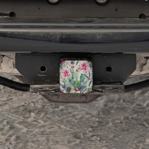 Swono Cactus Trailer Hitch Covers, Rubber Receiver Tube Hitch Plug - Image 5