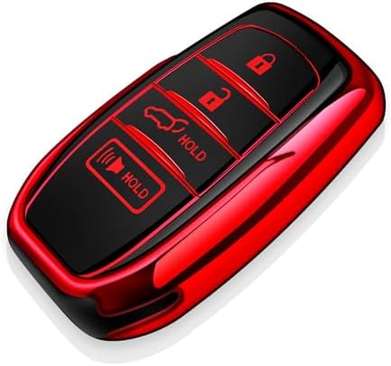 Tukellen for Toyota Key Fob Cover TPU Soft Case for 2025-2026 Camry 4 Runner by Tukellen