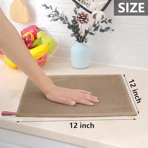 Homaxy 100% Cotton Waffle Weave Kitchen Dish Cloths 18-Pack - Image 5