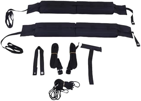 Universal Car Soft Roof Rack Pads Luggage Carrier Set by Unknown