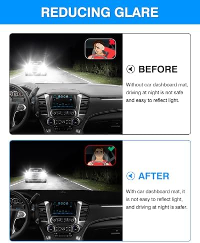 Autorder Dashboard Cover Mat for 2015-2020 Chevy Chevrolet Tahoe/Suburban/GMC - Image 4