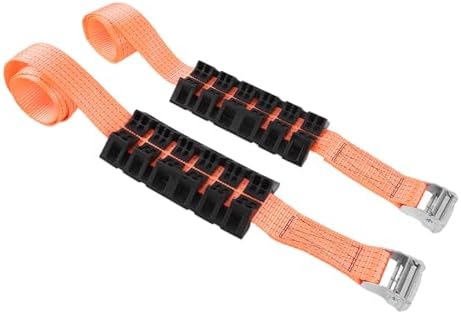 2PCS Tire Traction Straps, Strong Grip Anti Skid Emergency Tire Straps - Image 7