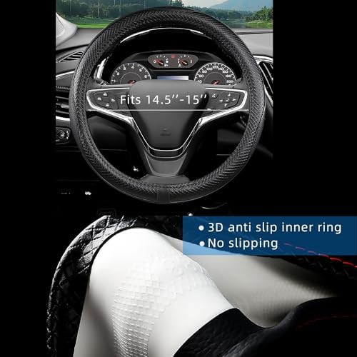 Car Steering Wheel Cover for Chevy Silverado 1500 2500 3500, Automative - Image 5