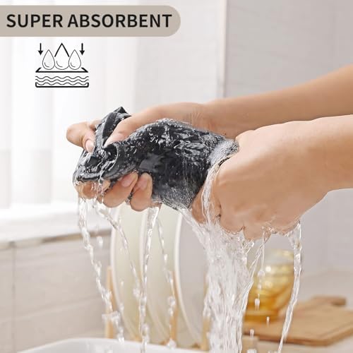 Kitinjoy 100% Cotton Waffle 6-Pack Kitchen Towels - Image 3