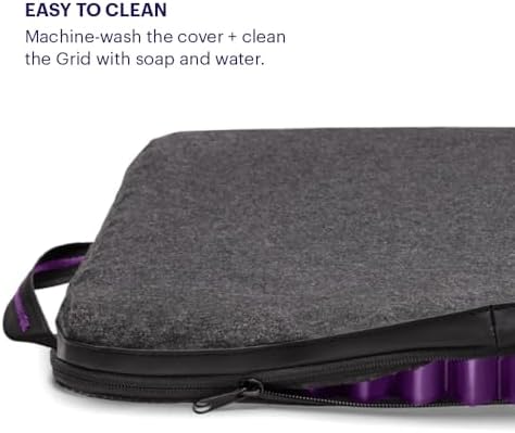 Purple Simply Seat Cushion, Lightweight 1.25" Low-Profile Gel Seat Cushion - Image 3