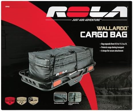 ROLA 59102 Wallaroo Cargo Bag, Expandable Hitch Tray Carrier - Image 2