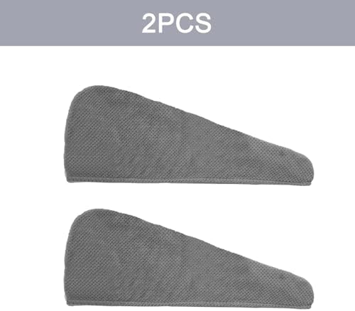 MaopaoBeauty 2 Pack Hair Drying Towels, Hair Towel Wrap, Absorbent Microfiber - Image 3