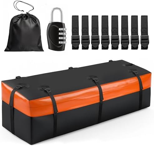 Forluck Waterproof Hitch Mount Cargo Carrier Bag, 20 Cubic Feet Soft Shell by Forluck