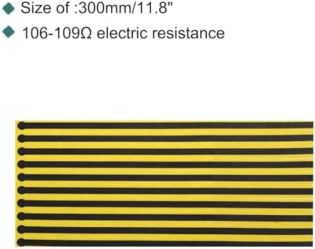 MECCANIXITY 30pcs ESD Anti Static Foot Heel Ground Straps 11.8 x 0.60 Inch - Image 2