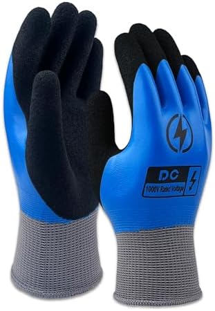 DongChu Insulated Electrician Gloves 1000V Coated Work Gloves by DongChu
