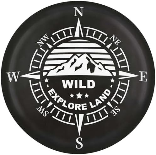Explore Land Spare Tire Cover Fit Tire Diameters 26-27.75 inch by ExploreLand