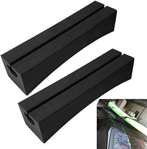 Roof Rack Pads, Universal Soft Cross Bars Outdoor Portable Roof Rack Pad Kayak by Unknown