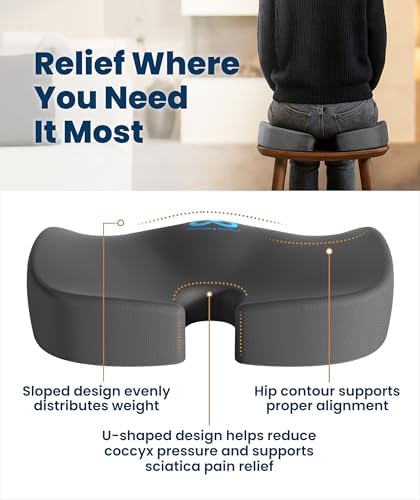 Everlasting Comfort Doctor Recommended Memory Foam Seat Cushion - Image 3