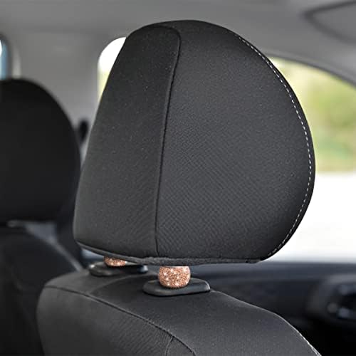 BELOMI 4 Pack Car Headrest Collars, Bling Car Head Rest Collars Rings Decor - Image 4
