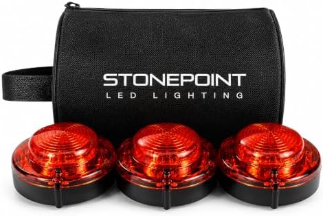 LED Emergency Road Flare Kit Set of 3 by StonePointLEDLighting