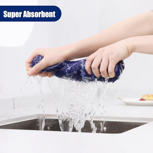 Homaxy Microfiber Kitchen Towels and Dishcloths Sets, 20 Pack - Image 3