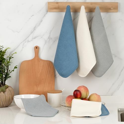 MICROFI New Microfiber Kitchen and Dish Cloths, Waffle Weave, 12 x 12 inches - Image 6